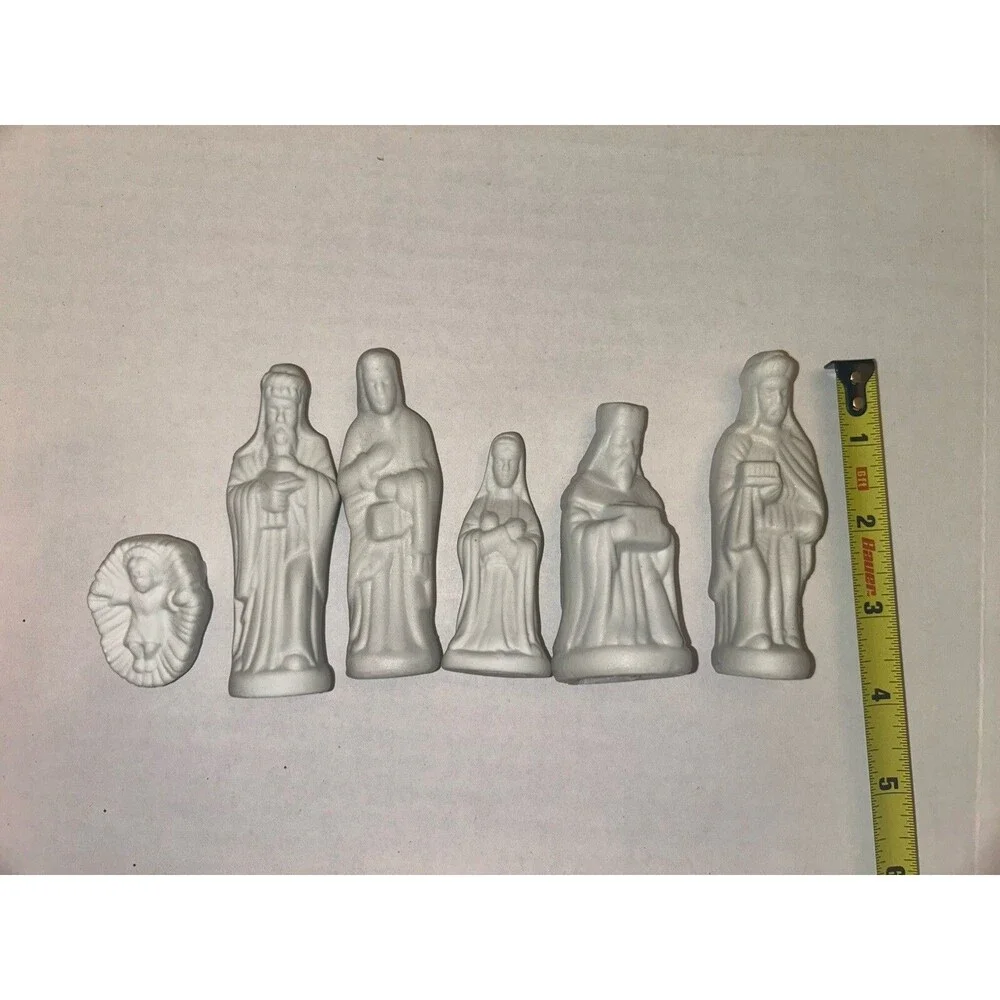 Christmas Nativity Scene Ceramic Mini Size By Christmas Collectible